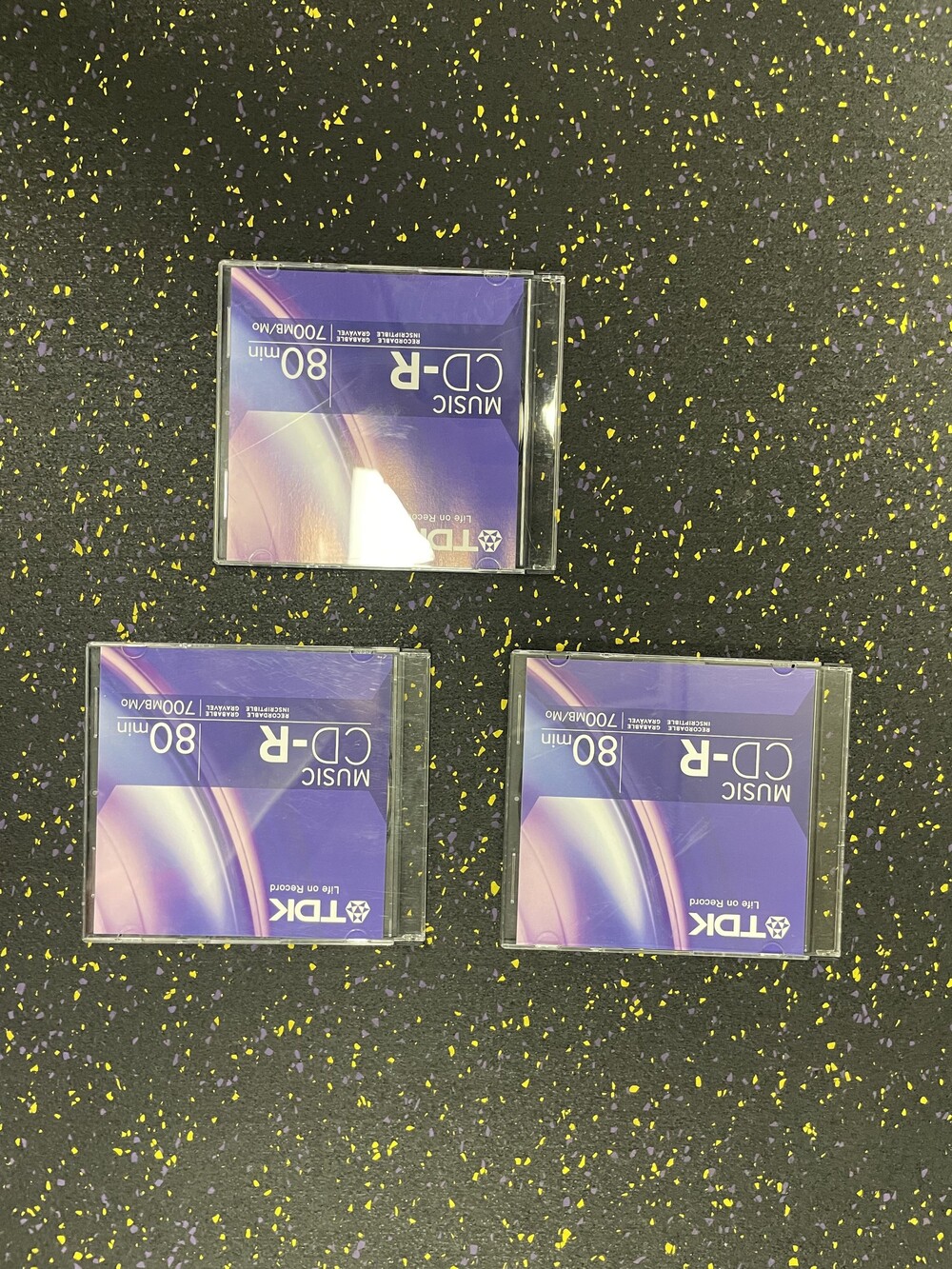 TDK Music CD-R 80 min 700MB Recordable Blank CDs Set of 3